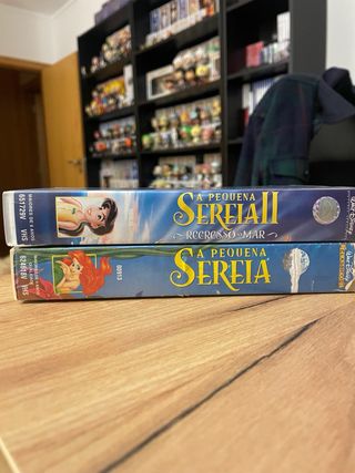 Conjunto VHS A Pequena Sereia Português