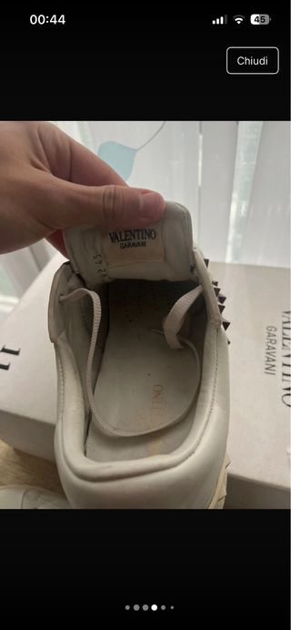 Scarpe Valentino Bianche Rosse