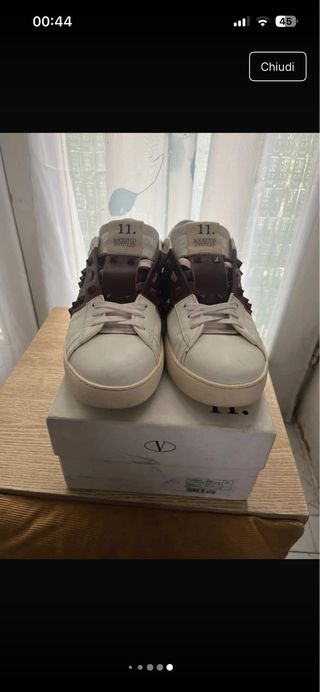 Scarpe Valentino Bianche Rosse