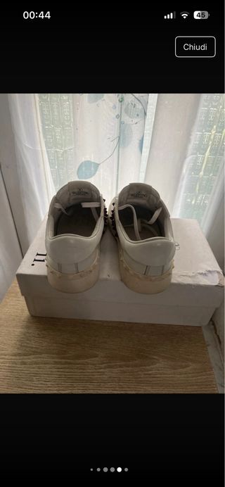 Scarpe Valentino Bianche Rosse