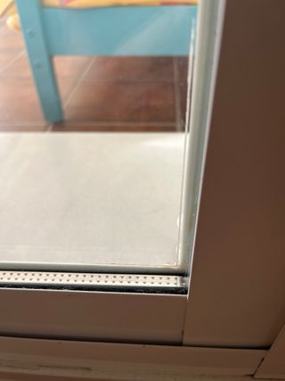 Cristalera aluminio corredera con persiana