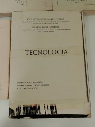 Lote de libros de texto antiguos