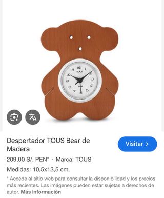 Reloj Oso TOUS Infantil