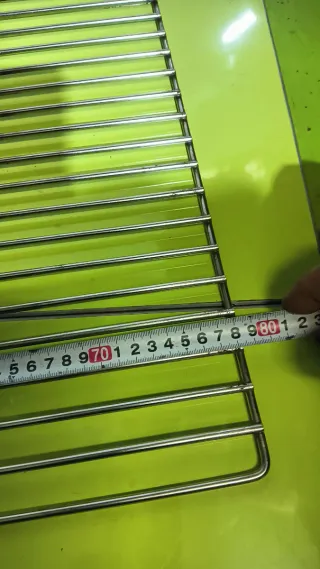 Parrilla de varilla acero inox 78x44cm