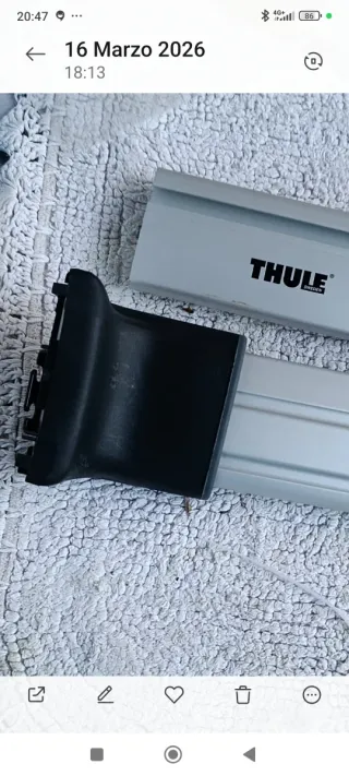 Barre portatutt Thule959500  90cm,manca un agganci