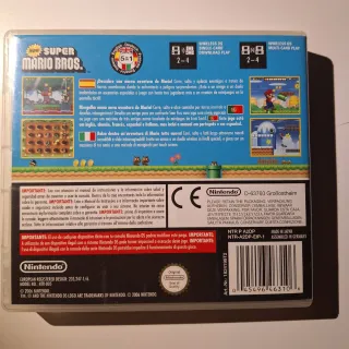 Caja y manual New Super Mario Bros NDS