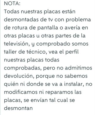 Placa Base EAX61766102(0) Repuesto TV