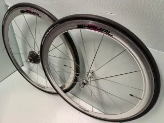 Ruote Campagnolo Shamal 700c 8v Michelin pro LEER