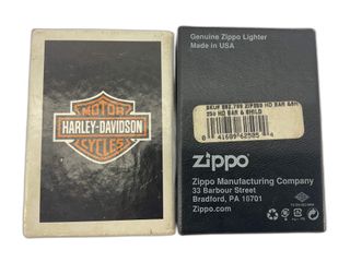 coleccionismo vintage zippo harley davidson