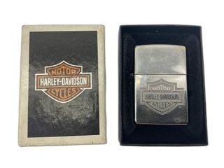 coleccionismo vintage zippo harley davidson