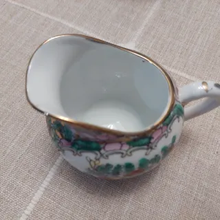 Juego de Té Vintage Macau Famille Rose (27 piezas)