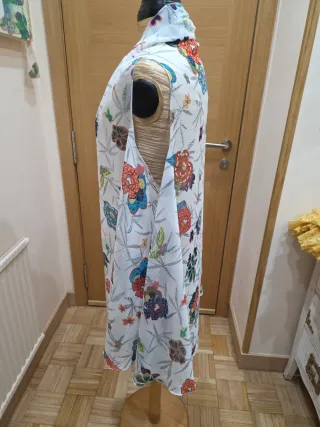 Chaqueta encaje amarillo talla única