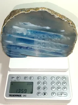 Geoda Ágata Azul Natural