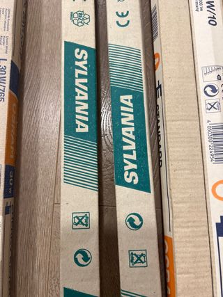5 Tubos Fluorescentes Sylvania y Osram