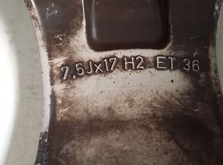 7.5jx17 h2 et36 llanta mercedes clase c 433748