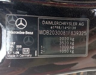 7.5jx17 h2 et36 llanta mercedes clase c 433748