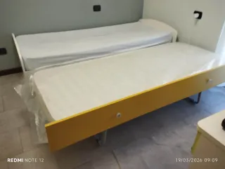Letto singolo con contenitore