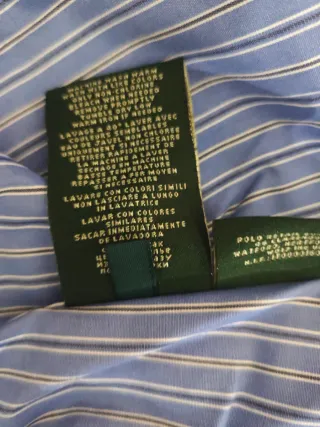 Camicia Ralph Lauren a righe uomo blu