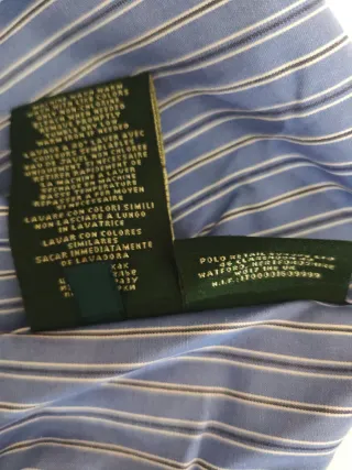 Camicia Ralph Lauren a righe uomo blu