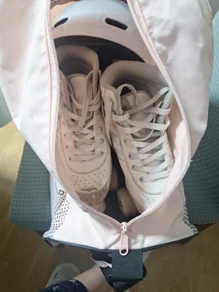 Patines de 4 ruedas blancos