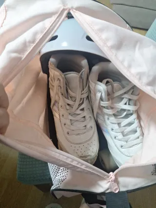 Patines de 4 ruedas blancos