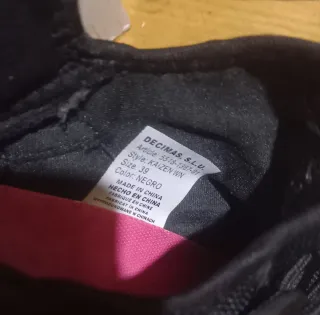 Deportivas TENT DECIMAS  mujer negras