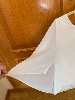 Blusa El Corte Inglés Talla 42 Blanca