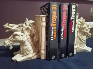 Sujetalibros Caballos Salvajes