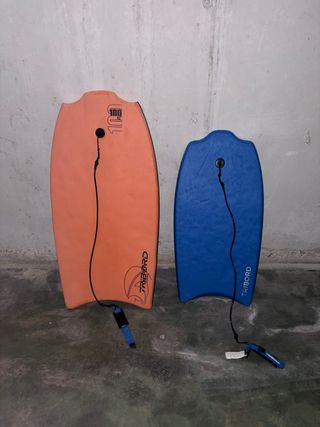 2 Tavole Bodyboard Tribord Arancione e Blu