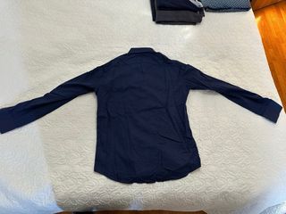 Camicia uomo blu fantasia taglia M