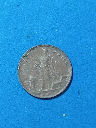 Moneta Regno d'Italia 1909