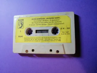 Casete Ovidi Montllor Un entre tans...