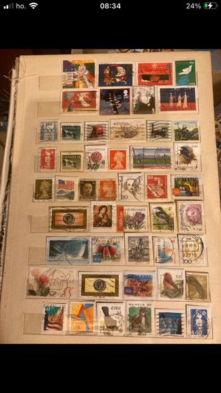 40) Lotto Francobolli Misti Mondo