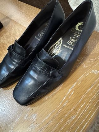 Zapatos de piel negros Marietta