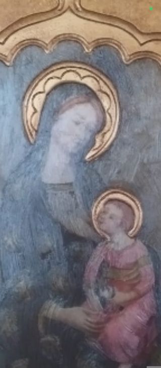 Retablo Virgen con Niño Gótico