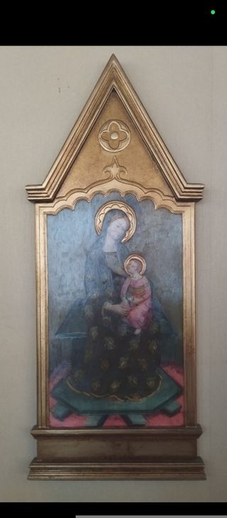 Retablo Virgen con Niño Gótico