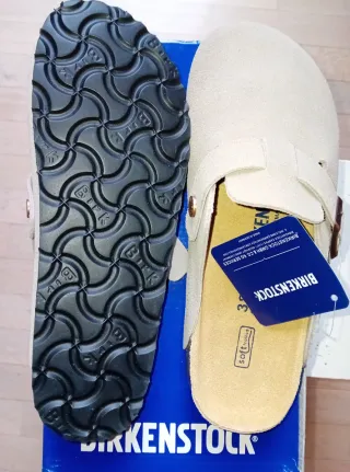 Birkenstock ciabatte beige nuove taglia 38