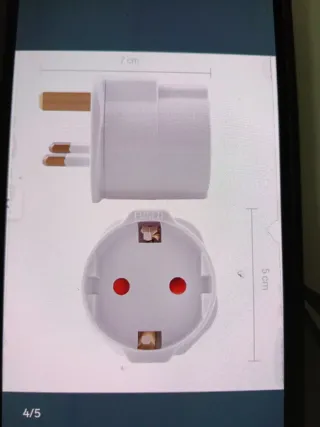 Adaptador Enchufe Tipo G (UK)