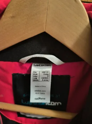 Chaqueta de esquí 8 años