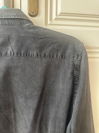 Camisa Scalpers Talla 40 Gris tipo Denin