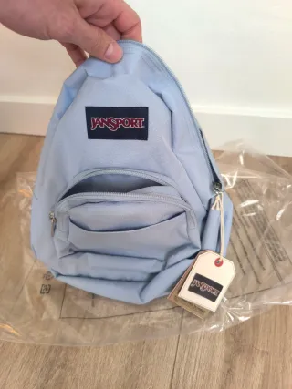 Mochila Jansport pequeña azul 10L nueva