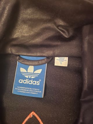Chaqueta Adidas Chile 62 Negra tricolor vintage 00