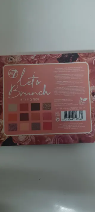 Paleta de sombras w7 Let's Brunch sin abrir