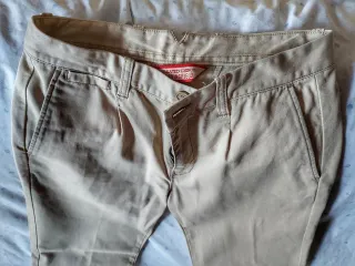 Lote 3 Pantalones Pinzas Dutti Sport Beige