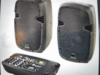 Equipo Sonido 500W: Altavoces + Mesa