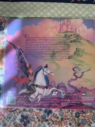 Laserdisc La Bella Durmiente Disney Clásicos