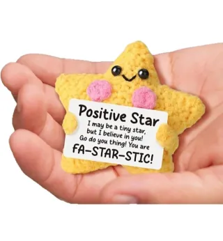 Pupazzo Stella Uncinetto Motivazionale