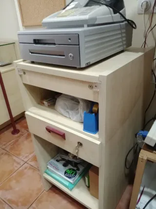 Mostrador caja registradora