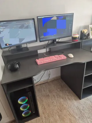 Escritorio Gamer Gris