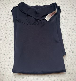 Top nero Jucca incrocio dietro